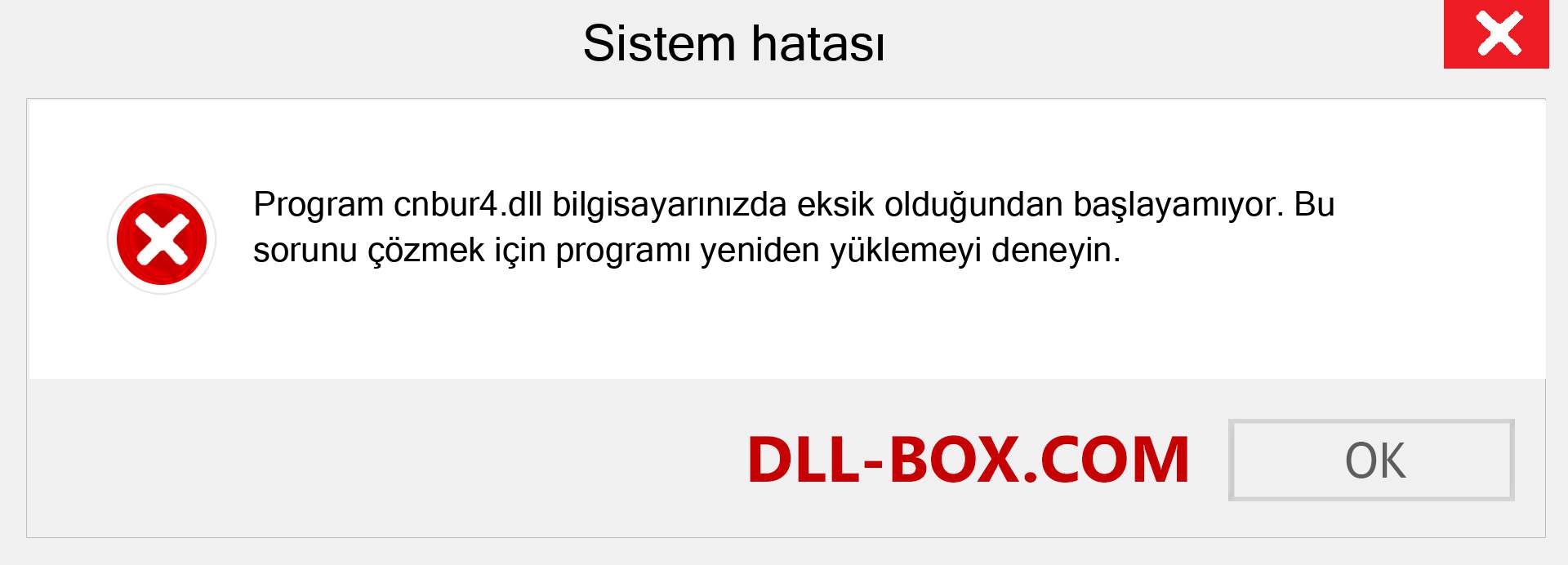 cnbur4.dll dosyası eksik mi? Windows 7, 8, 10 için İndirin - Windows'ta cnbur4 dll Eksik Hatasını Düzeltin, fotoğraflar, resimler